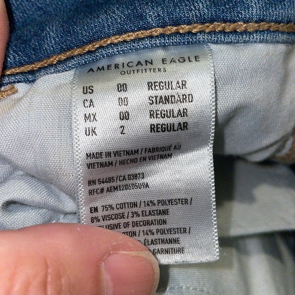 American Eagle Jeggings. NE(X)T Level Stretch. Size 00 - Picture 3 of 9